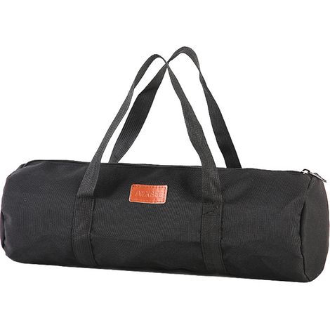 Sac de rangement outils de camping, pochette de rangement multifonction avec fermeture éclair, pour piquets de tente, outils de barbecue (Noir) (1/5)