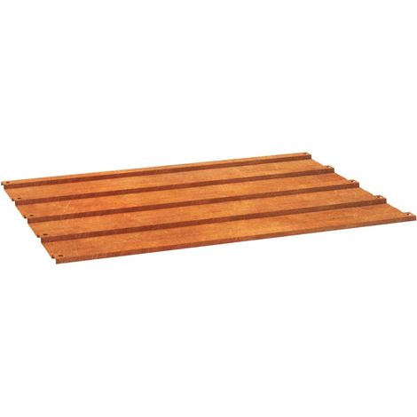 Roof Panels 12 pcs Rusty 60x44 cm Corten Steel vidaXL (1/5)