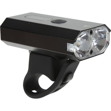 MEROCA USB-wiederaufladbare Fahrradscheinwerfer, Frontlicht mit Akkuanzeige, Nachtfahrlicht (1/5)