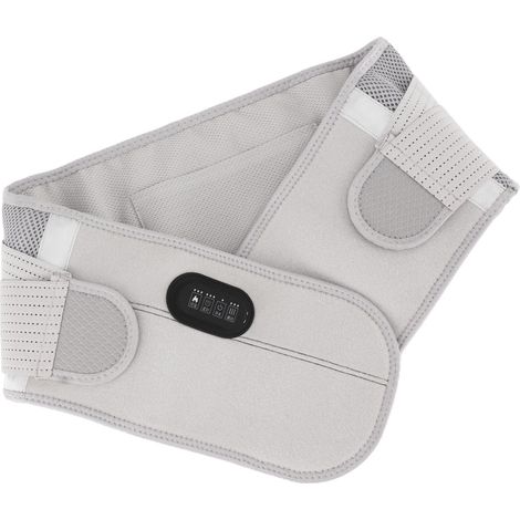 Ceinture chauffante électrique pour la taille, 3 niveaux de température réglables, massage abdominal par vibrations, batterie intégrée (1/5)