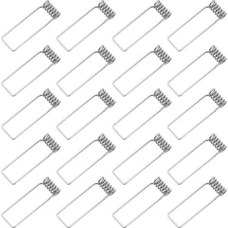 Lot de 20 clips de fixation à ressort (diamètre 1,2 mm) – Clips de rechange pour spots encastrés LED (1/5)