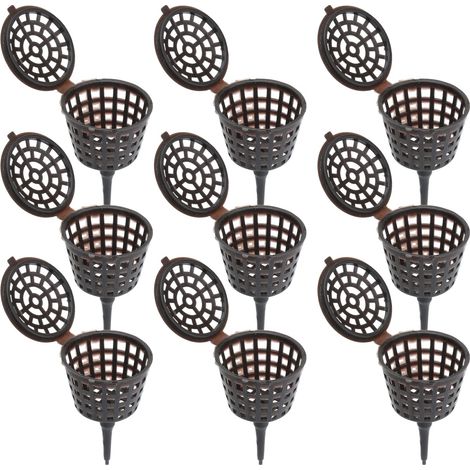 Panier de Fertilisation pour Plantes, 50 Pièces, Pots en Plastique, Tasses de Nutrition pour Bonsaï, Orchidée, Plantes Succulentes, Engrais à Libération Lente, Jardinage Intérieur (1/5)