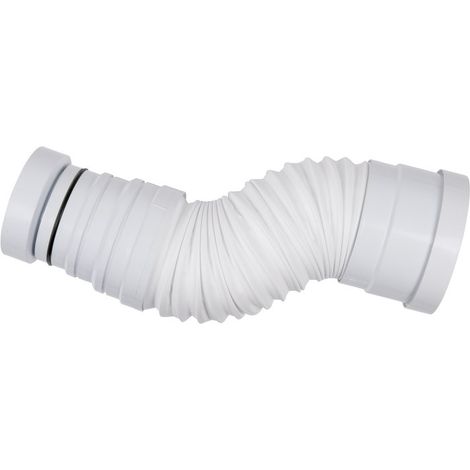 Regiplast – Pipe WC extensible à mémoire de forme – Flexible sanitaire 80 à 110mm – Raccordement désaxé – Bagues et joint EPDM – Assemblage à joint (1/5)