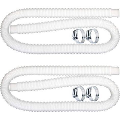 2 Stück 32-mm-Ersatz-Poolschlauch, Poolschlauch, Ersatzschlauch für Poolfilterpumpen (1,5 m) für Intex 300, 330, 530 und 1000 GPH (1/5)