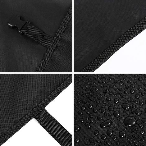 Housse de protection universelle pour attelage de caravane, imperméable et respirante, avec sangles (1/5)