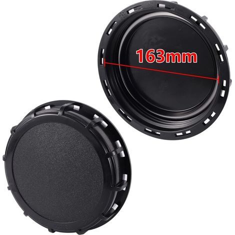 Bouchons de Réservoir 163 mm,Bouchon Cuve 1000l,pour Réservoir d'eau de 1000 l, Vanne Cuve 1000l,Réservoir de Pluie,Conteneur (1/4)