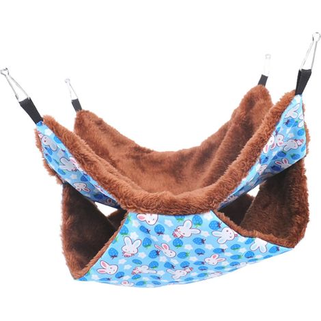 Housse double pour hamac pour hamsters Nido Conejo bleu (1/5)