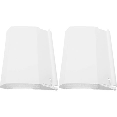 Déflecteur d'écumoire de piscine en PVC blanc durable, remplaçable, lot de 2, garde la piscine propre et empêche les éclaboussures d'eau. (1/5)
