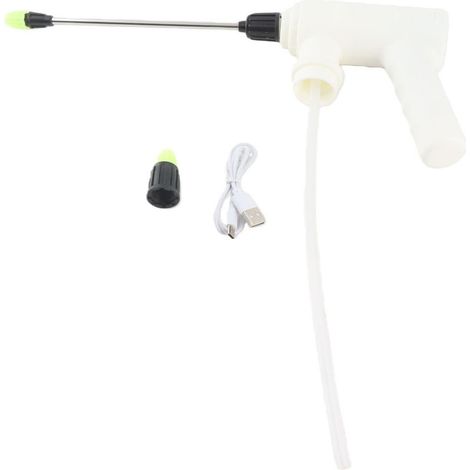 Pulvérisateur électrique pour plantes avec buse, alimenté par batterie et rechargeable par USB, tête de pulvérisation automatique portable avec barre de pulvérisation pour jardin et maison. (1/5)