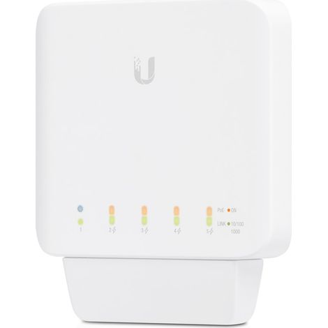 SWITCH UBIQUITI USW-FLEX UNIFI SWITCH FLEX 5 POE INTERIOR Y EXTERIOR (1/5)
