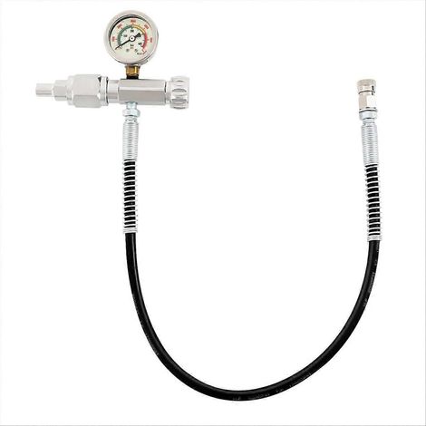 4500 PSI Luftfülladapter mit Manometer, Füllventil für Tauchgasflaschen, kompatibel mit allen Gasflaschen. (1/5)