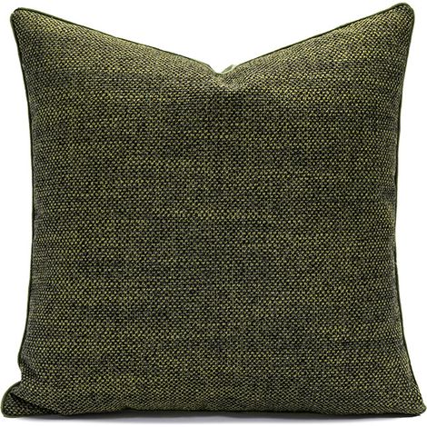 MINKUROW Federa Cuscino Ricamata 45x45 - Set di 2, Federa Elegante e Moderna, Perfetta per Decorare il Tuo Divano, Camera da Letto, Soggiorno e Auto Green 2 (1/5)