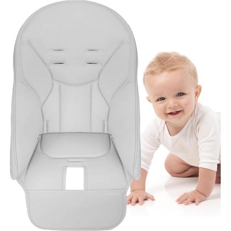 Hochstuhlkissen für Babys  Bezug aus PU-Leder für Hochstühle  Hochstuhlkissen für Babys – Passend für die meisten Hochstühle, z. B. Peg Perego, Sies-ta Zero3, Baoneo, Kosmic, Jané