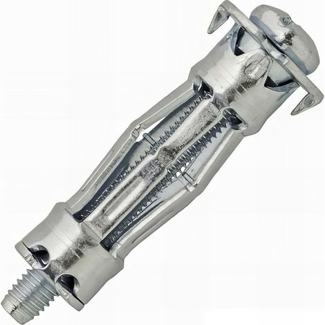 Scell-It – 200 chevilles à expansion M4 x 33 mm Premium pour corps creux – Acier zingué – Résistance accrue – Tenue optimale en conditions exigeantes - SC-HWA04033-MT