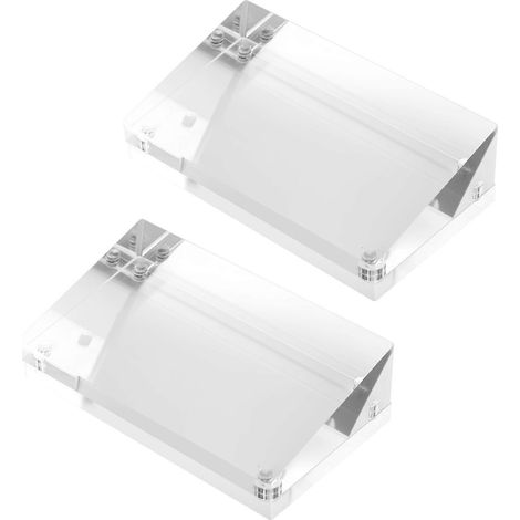 Mini présentoir magnétique en acrylique 70 x 40 mm pour cartes de visite, menus, étiquettes de prix et étiquettes en papier. (1/4)