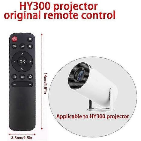 Télécommande d'origine pour vidéoprojecteur Magcubic HY300, HY320 et HY300 PRO (compatible Android) avec télécommande universelle. (1/4)