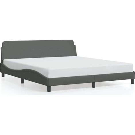 Maison Exclusive - Giroletto Dover Grigio Scuro 180x200 cm Tessuto (1/5)