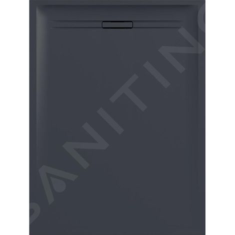 Receveur de douche rectangulaire Geberit Sestra Graphite structuré 120x90cm - GEBERIT 550.275.00.2 (1/2)