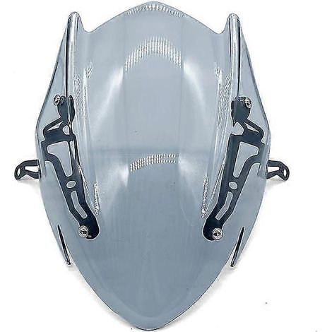 Déflecteur de pare-brise avec support pour Suzuki GSX-S750 (2017-2020, 2021, 2022) - Accessoires moto GSX-S750 - Teinte fumée claire (1/5)
