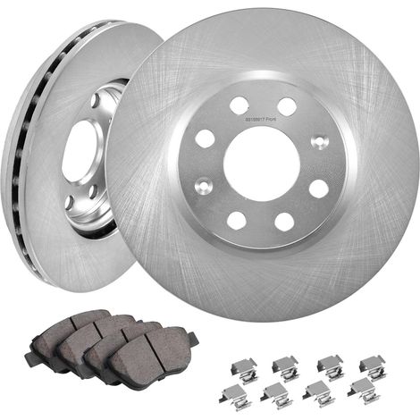 Mophorn Kit de freno delantero para Vauxhall Adam (M13), Corsa D (S07), Corsa D Box/Hatchback (S07), pastillas de freno de cerámica y rotores de 257 mm de repuesto (1/5)