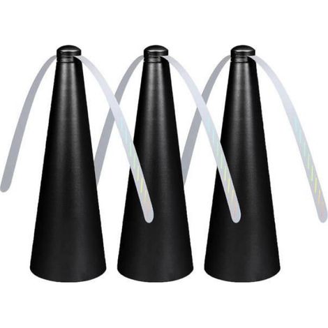 Lot de 3 Ventilateurs Anti-Moustiques Électriques Répulsifs à Pales pour Intérieur et Extérieur (1/3)