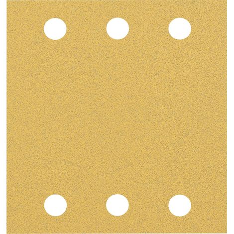 50x Feuilles abrasives EXPERT C470 à 6 trous pour ponceuses vibrantes (1/5)
