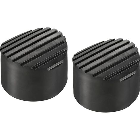 Non-slip Ladder Feet Mat 76mm ID Rubber Round Telescopic Accessories Cushion Cover for Protection Black (1/3)