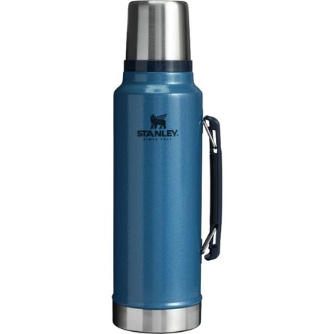 Stanley 1913 Classic Legendary Thermos 1.4L - Mantiene La Temperatura 40 Ore (Caldo/Freddo) - Borraccia Termica - Senza BPA - Acciaio Inox - Termos - Hammertone Lake (1/4)