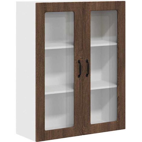 Meuble mural de cuisine,Armoire de cuisine avec porte Chêne brun 80 x 31 x 100 cm CFW83365 (1/5)