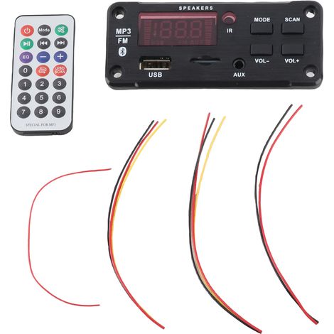 Module décodeur MP3 Bluetooth 5.0 avec écran couleur pour voiture (1/5)