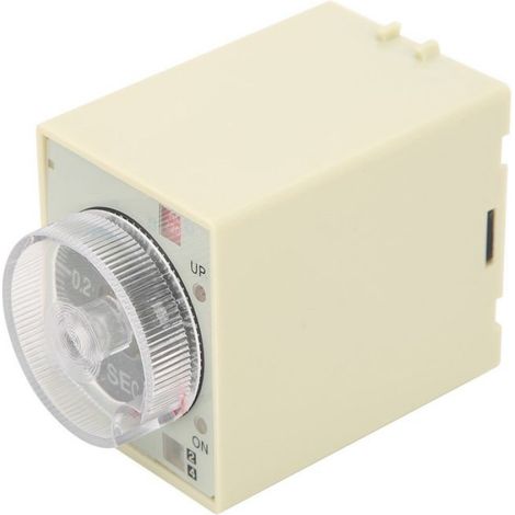 Relais De Temporisation - Retard 1s À 6 Min - AC220V - 3A - Pour Automatisation Industrielle Et Domestique - 1 Pièce (1/5)