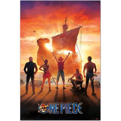 POSTER 61 X 91 CM ONE PIECE NETFLIX - STRAW HAT PIRATES