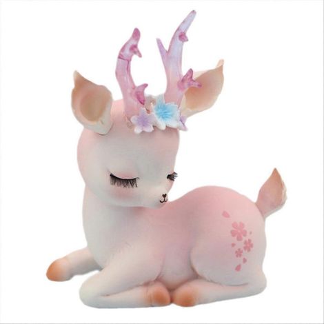 Figurines de cerfs miniatures, figurines de famille de cerfs, mini statues de rennes (1/5)