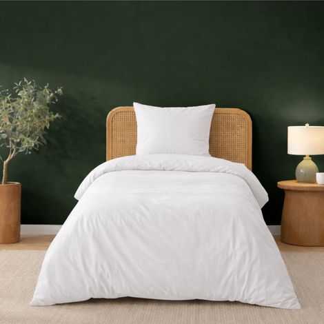 Housse de Couette 140x200 + 1 Taie Oreiller 65x65cm (1/5)