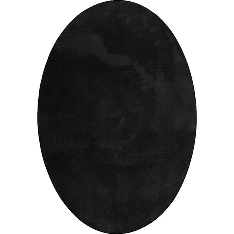 Tapis de sol,Tapis HUARTE Noir 140 x 200 cm Polyester CFW728138 (1/5)