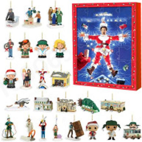 Figurines de calendrier de l'Avent de Noël, boîte surprise, acrylique, délicates et mignonnes, décorations de Noël pour la maison, les boutiques, cadeau rouge (1/5)