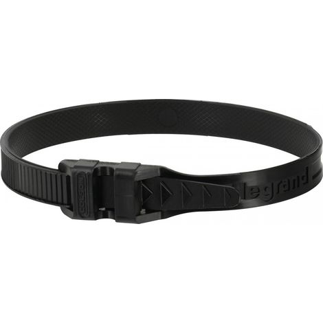 Schlauchklemme Schwarz Außenzahn 180 x 6,45