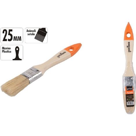 Kaela - Pennello Piatto Da 1" 25 Mm Pennellessa Per Pittura Verniciare Dipingere 90261 - (1/3)