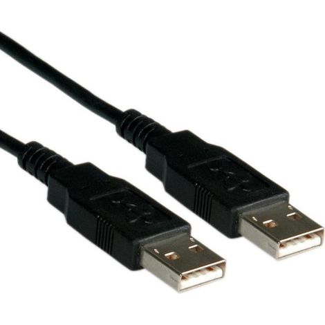 ROLINE 11.02.8918 câble USB 1,8 m USB 2.0 USB A Noir