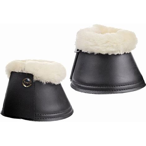Paraglomi Daslö rivestiti in materiale sintetico con bordi in agnellino naturale e foderati in lycra con imbottitura in neoprene: Extra full, Nero 10