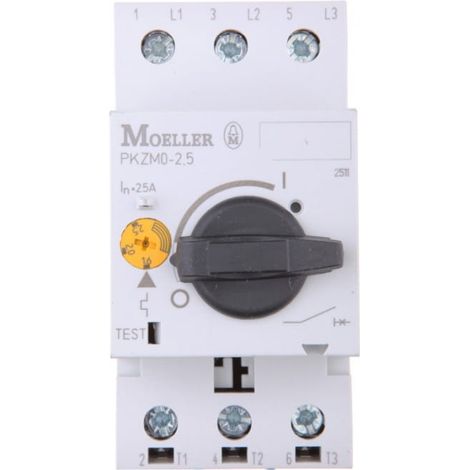 Interruttore automatico per motori PKZM0-2.5 3P 0.75kW 1.6-2.5A 072736