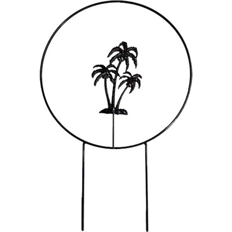 Support Pour Plantes Grimpantes - Cadre En Fer Anti-Rouille - Pour Pot De Fleurs Jardin Balcon - 37 x 25 cm - 1 Pièce (1/5)