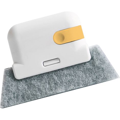 Brosse de nettoyage de rainure de fenêtre, petit outil pour les espaces étroits, nettoie facilement la poussière et la saleté, poignée confortable (1/5)