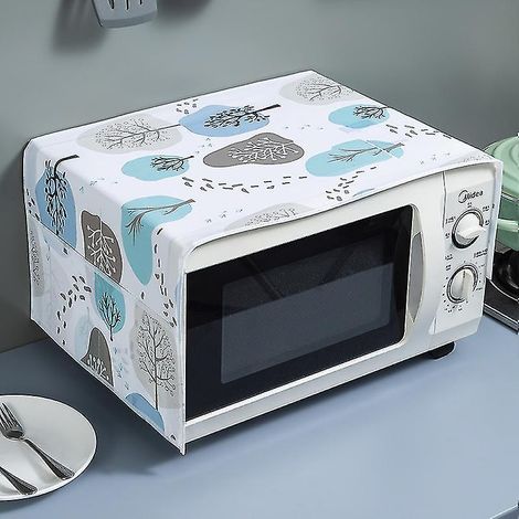 Housse anti-poussière/anti-graisse avec poche pour four à micro-ondes/multifonction, protection de cuisine