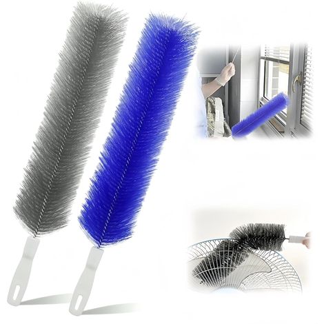 Tête flexible en microfibre, brosse de nettoyage pour ventilateur (modèle 2026), essuie-poussière réutilisable lavable – convient aux ventilateurs électriques, climatiseurs, grilles de ventilation (1/5)