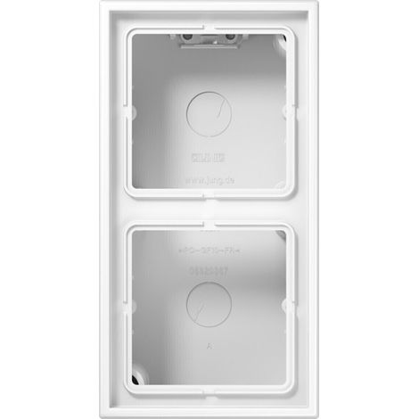 LS CUBE Oberflächenbox 2 Elemente Alpinweiß JUNG LS582AWW (1/2)