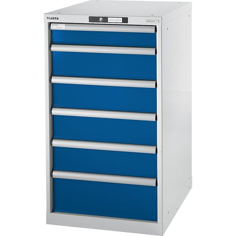 LISTA, Etabli modulaire, caisson, hauteur 1000 mm, 6 tiroirs (1/4)