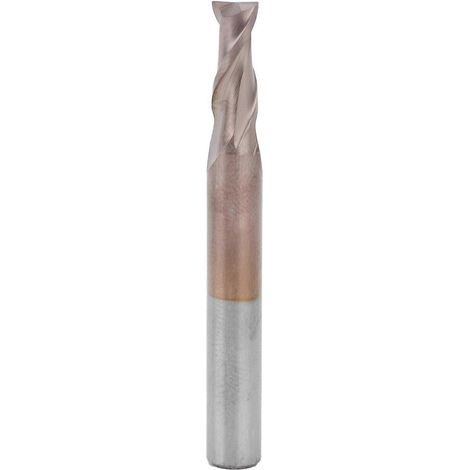 Schaftfräser, gerader Schaftfräser aus HSS, 2 Schneiden, für gehärtete legierte Stähle, D5xD6x13x50L