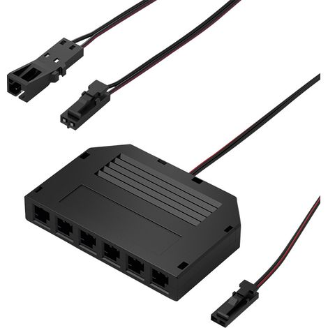 Répartiteur 6 sorties led m1 - Epaisseur : 10 mm - Largeur : 38 mm - HALEMEIER (1/2)