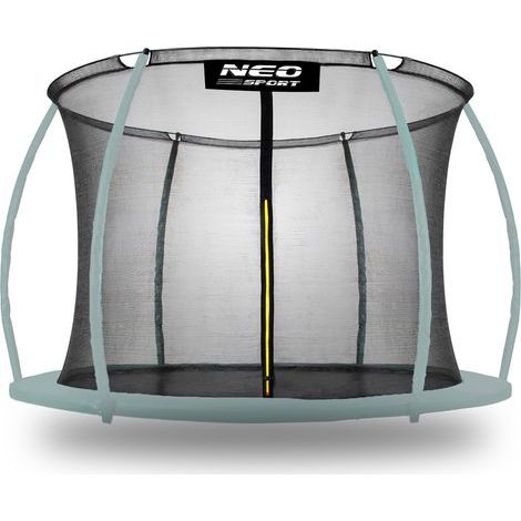 Innennetz für Trampolin 312 cm – Höhe 180 cm – Kompatibel mit 6 Pfosten – Reißverschluss – Hochbeständiges PE – CM 10 FT NEO (1/5)